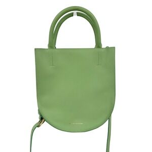 Minor History Arc II Green Leather Round Bottom Crossbody Satchel Bag Handbag